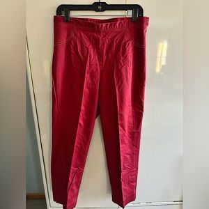 Willismith cropped dark red pant